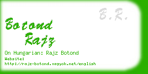 botond rajz business card